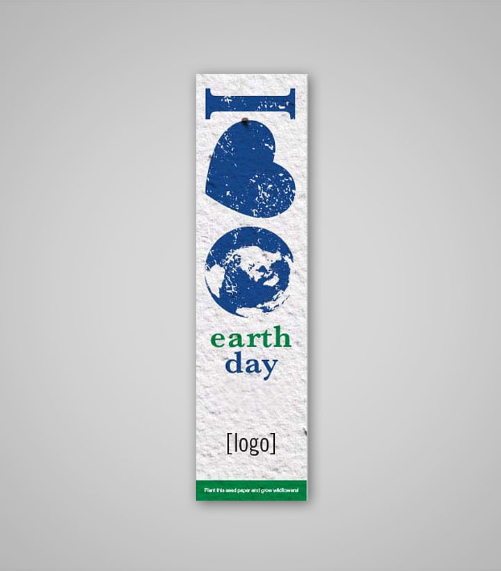 seed paper bookmark earth day e