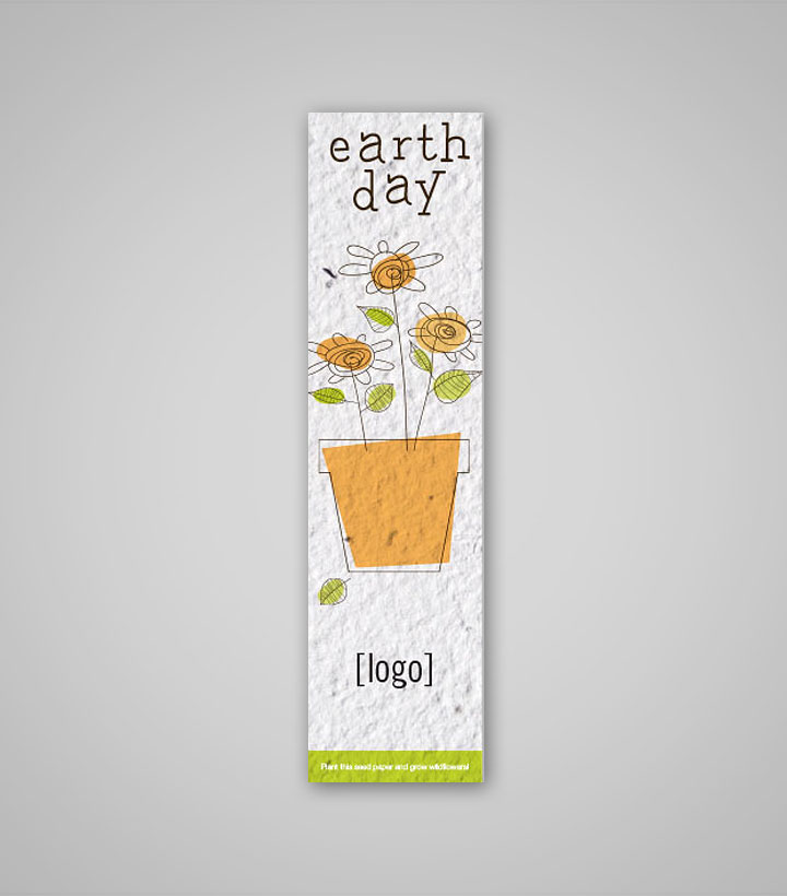 seed paper bookmark earth day g